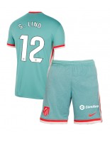 Atletico Madrid Samuel Lino #12 Venkovní dres pro děti 2024-25 Krátký Rukáv (+ trenýrky)